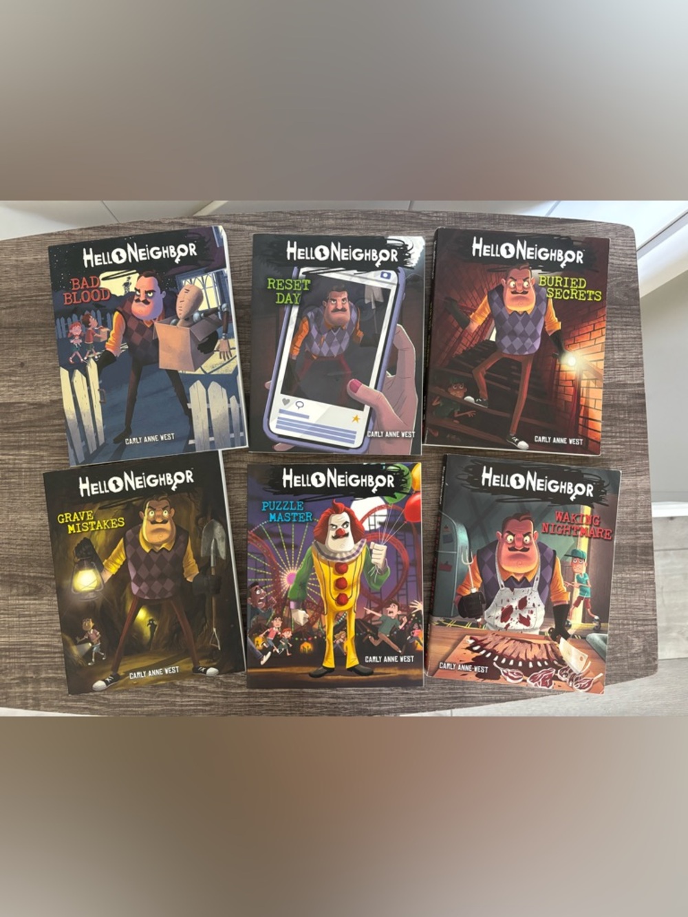 Set of Hello Neighbor books by Carly Anne West